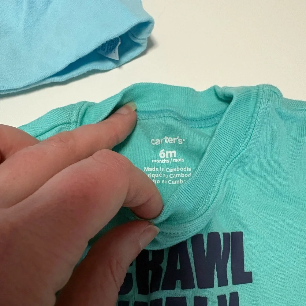 Carters Run crawl walk outfit 6m spring